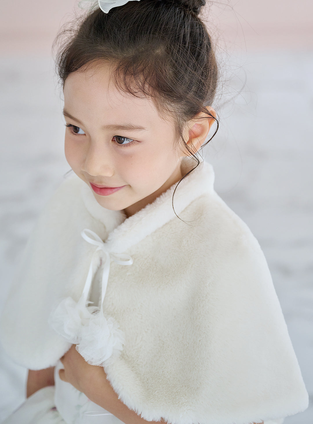 子供ドレス発表会・結婚式・おしゃれなDRESCCOのD-SU-211-1-ピンクフラワープリントオーガンジードレスの画像18