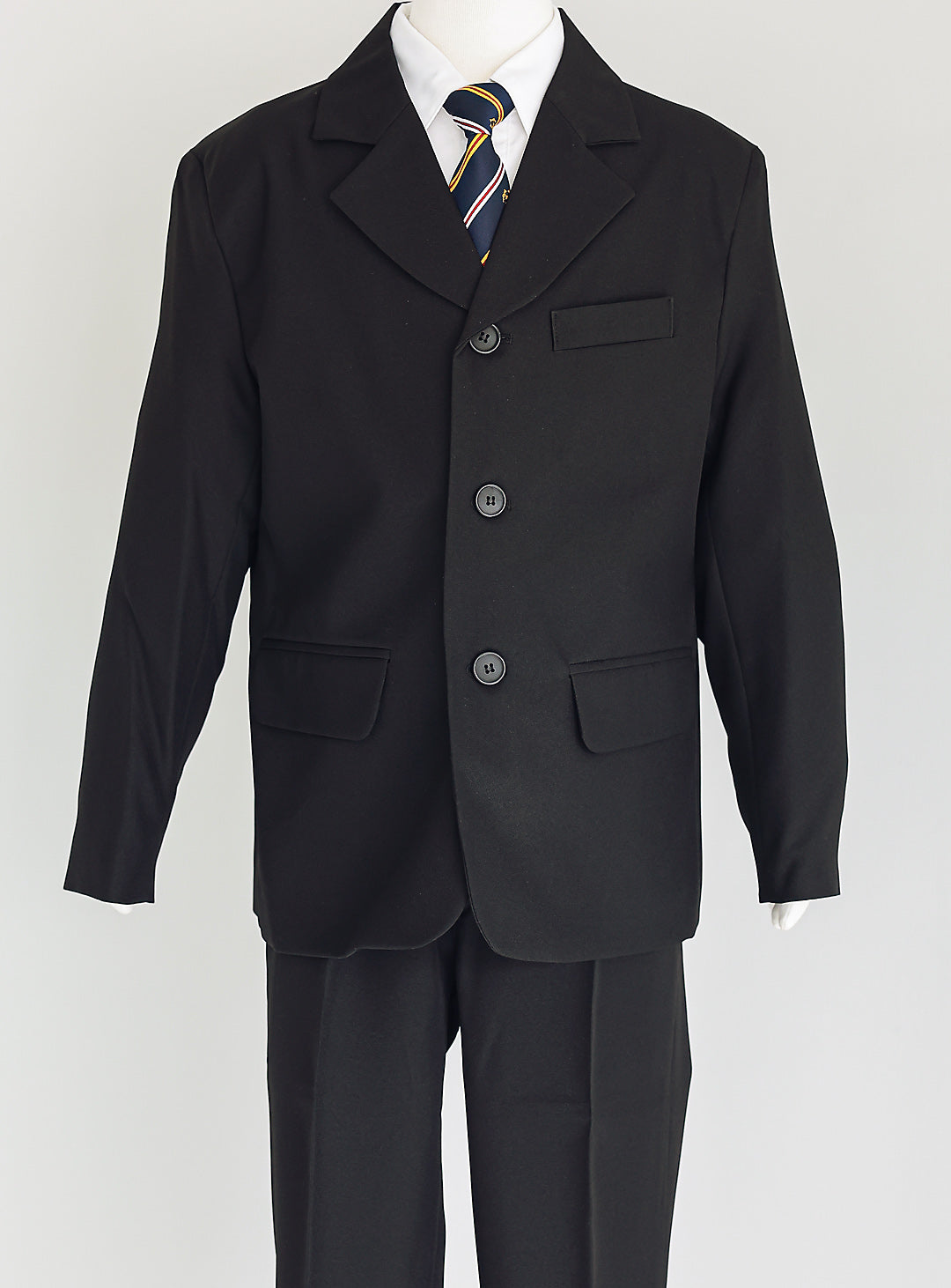 Harry Black 三扣單排扣長褲套裝(外套、馬甲、長褲)