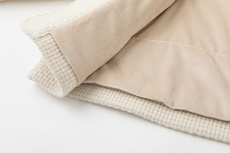 子どもおしゃれ着・スマートカジュアル COCO MODERNのK419 - ジュニア向けラウンドネックアイボリーウールジャケットの画像21