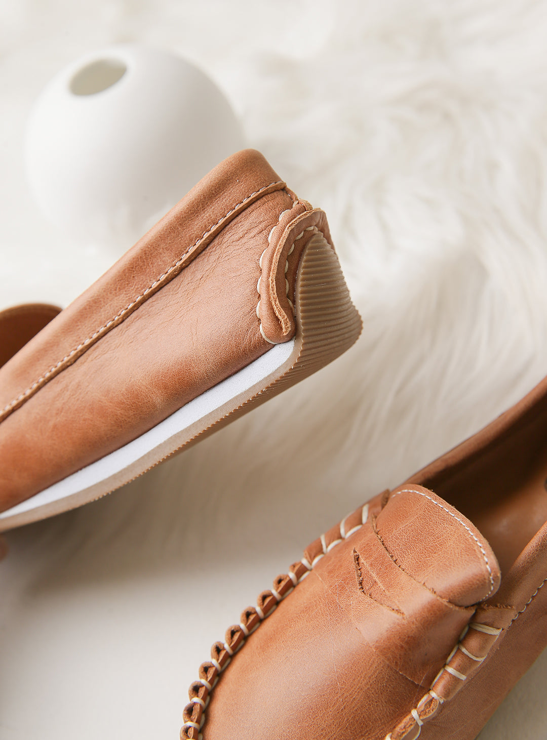 Moccasin Leather Shoes (13cm-22cm)