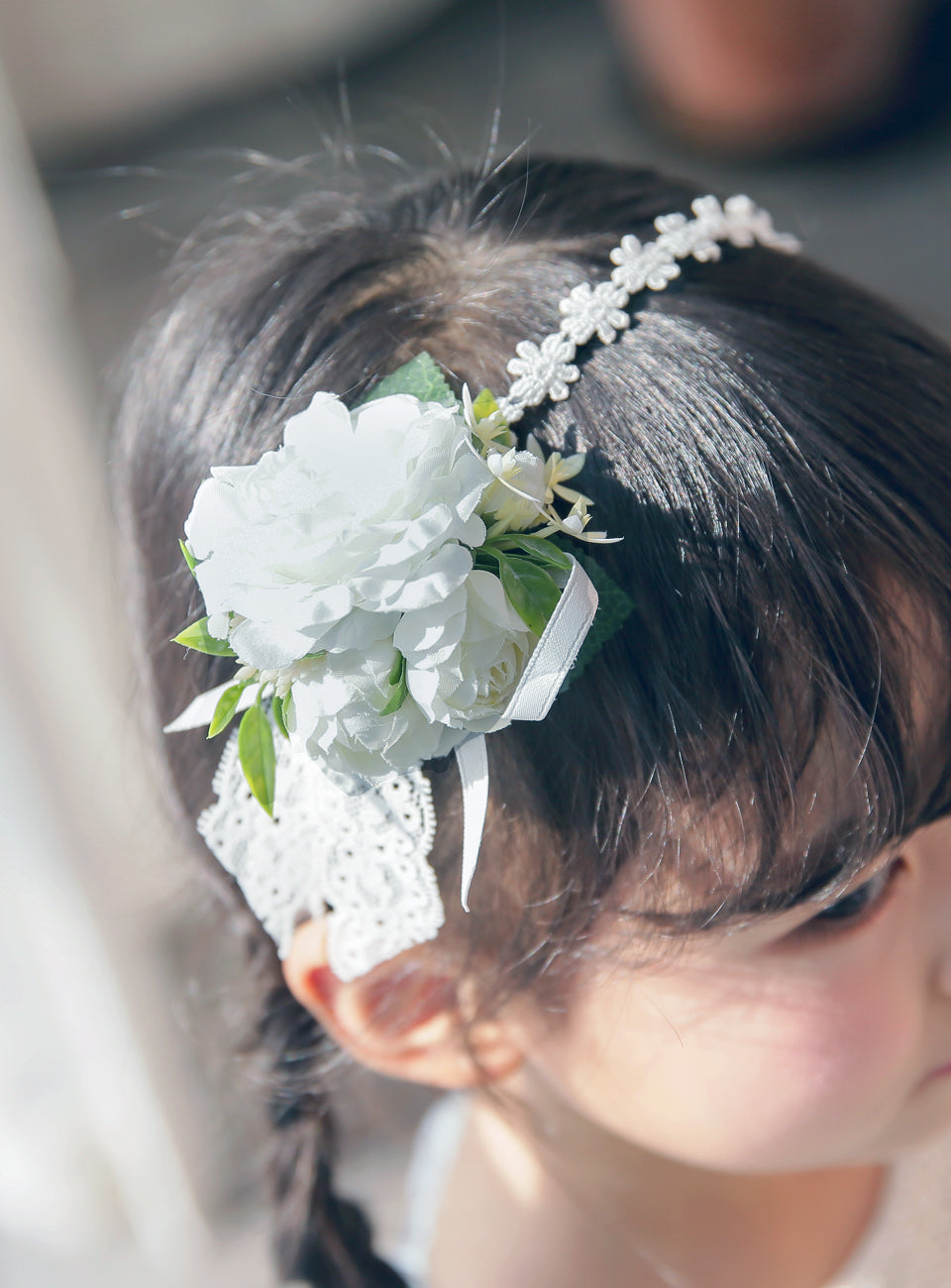 子供ドレス発表会・結婚式・おしゃれなDRESCCOのミネルバふんわり七分袖ドレスの画像12