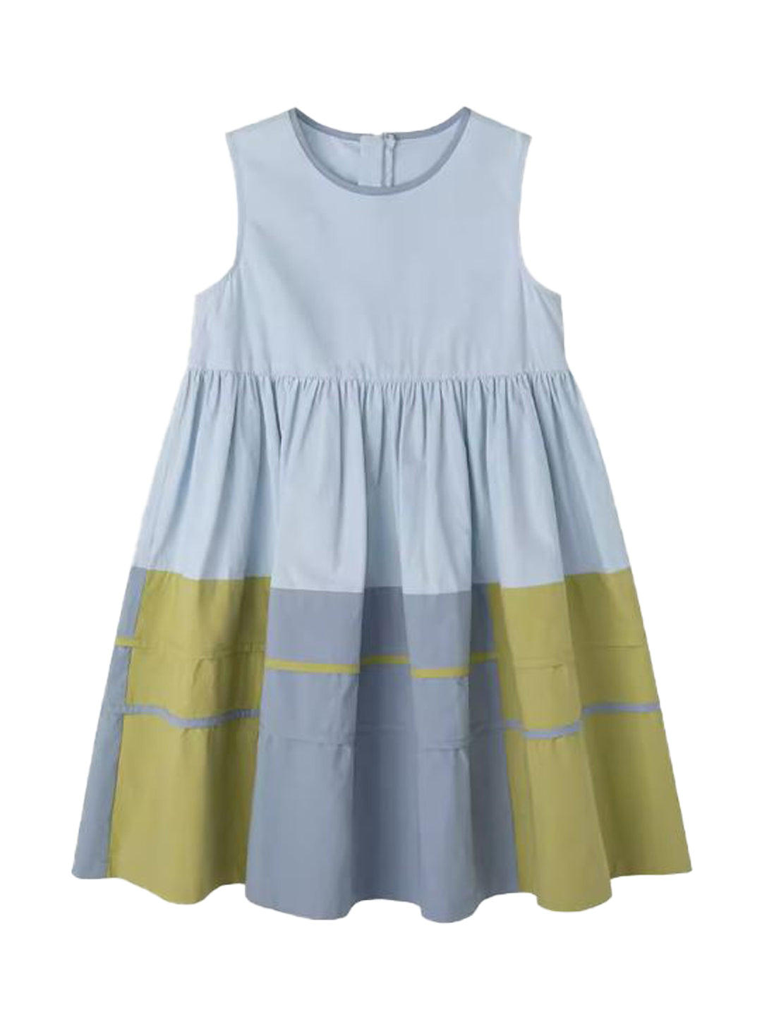 K240531004 - アースカラーノースリーブワンピース