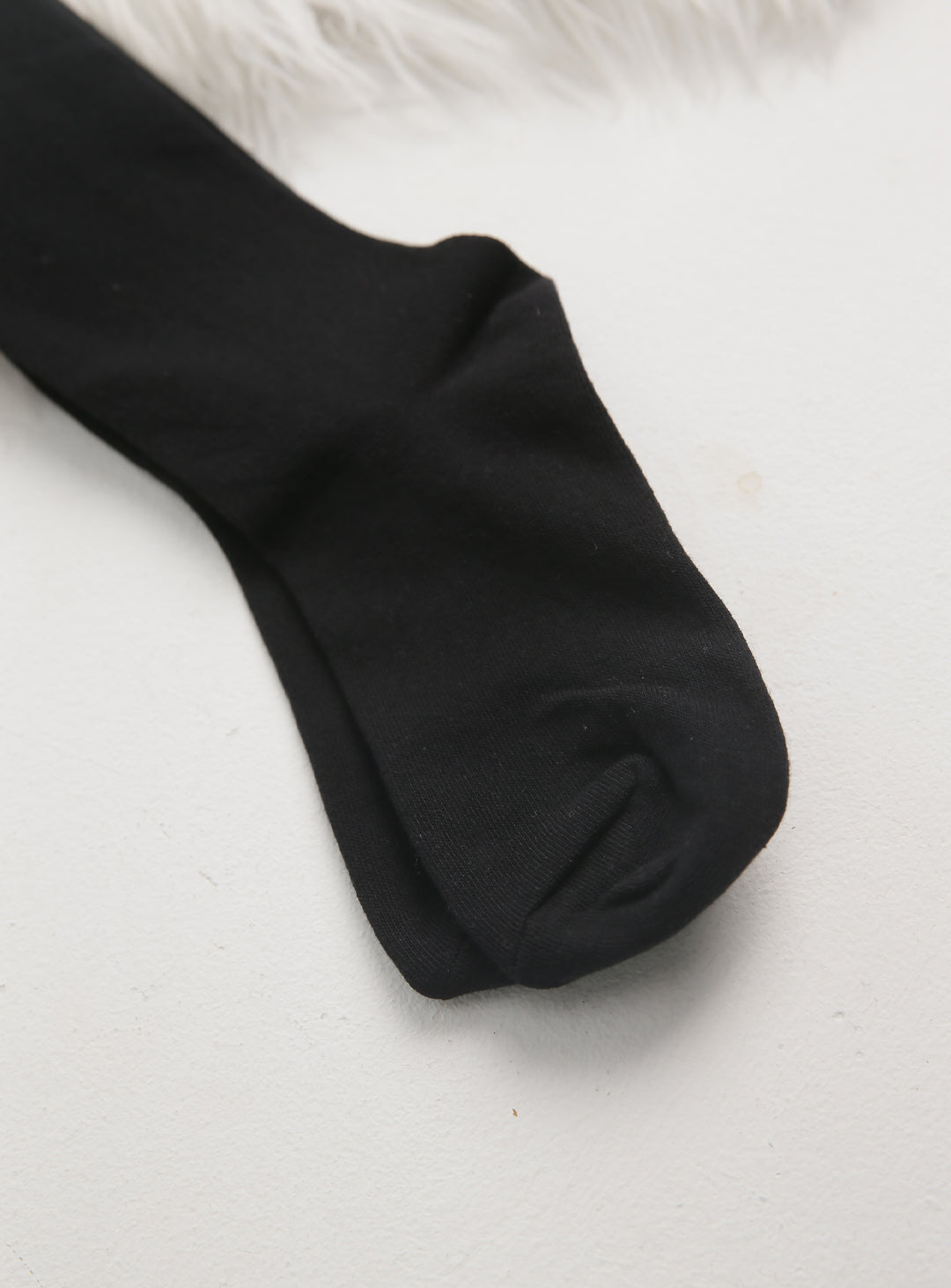 レースリボン付ロングソックス(ホワイト,ブラック)