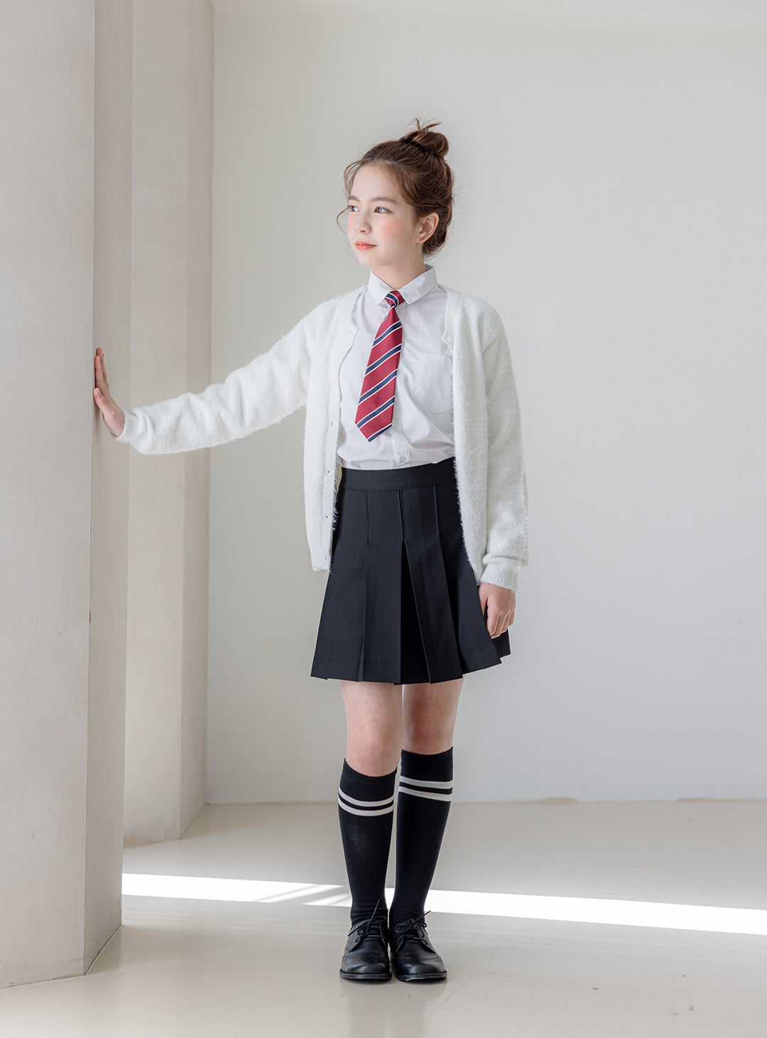 【renoma KIDS】基本款羽紗象牙色開襟衫