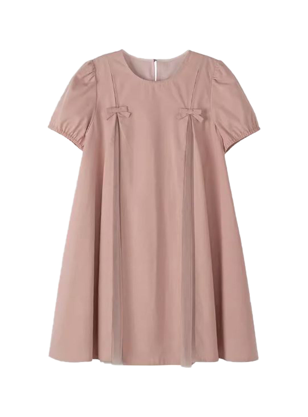K240515006 - くすみピンク半そでワンピース