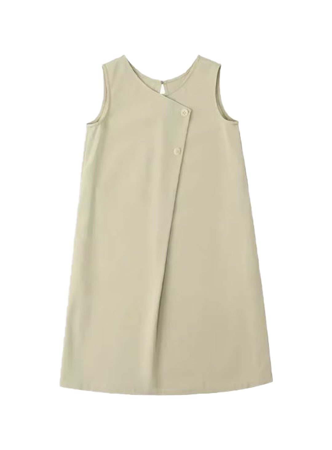 K240506002 - Light green asymmetrical dress