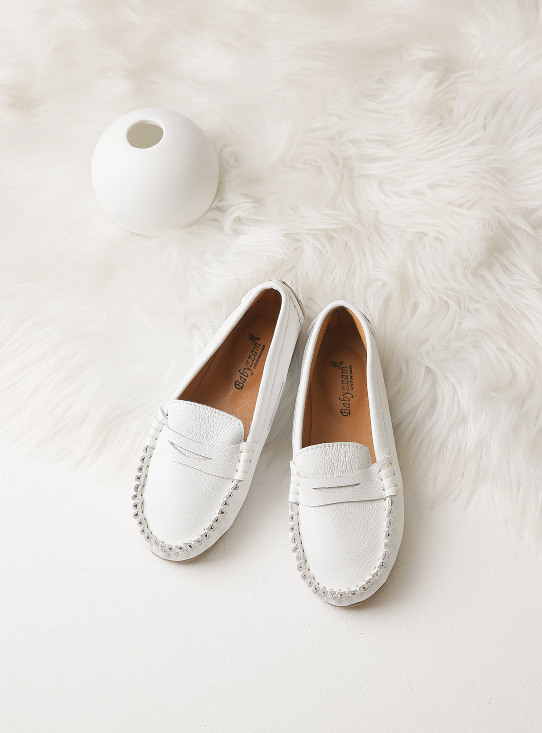 Moccasin Leather Shoes (13cm-22cm)