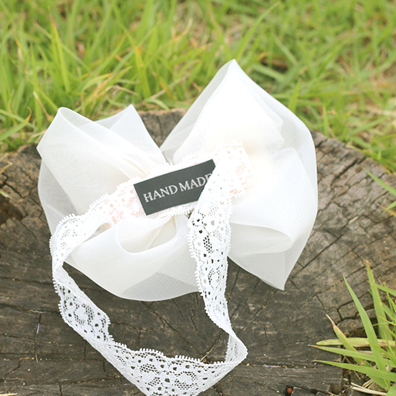 アリアナクリームリボンヘアピン