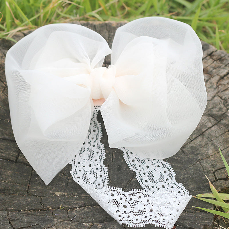 アリアナクリームリボンヘアピン