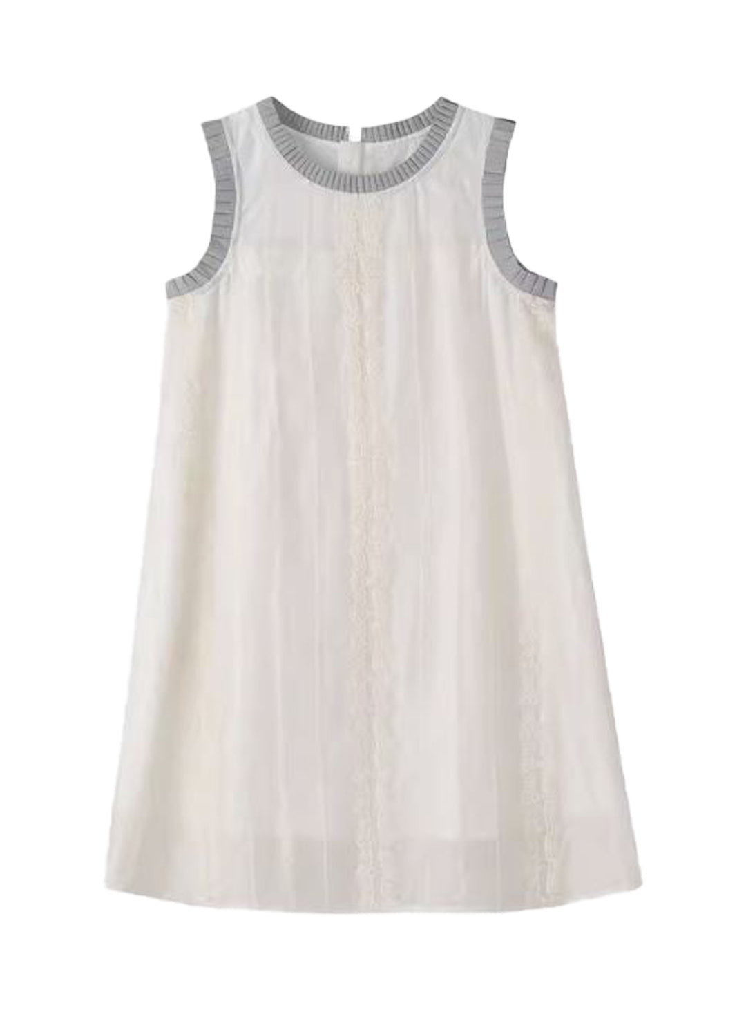 K240520001 - オルガンプリーツオフホワイトワンピース