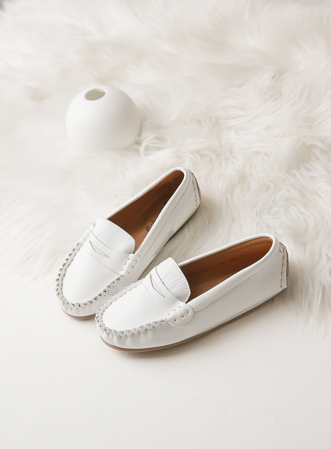Moccasin Leather Shoes (13cm-22cm)