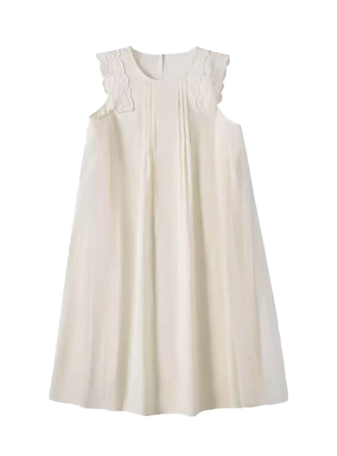 K240417001 - アイボリーノースリーブワンピース