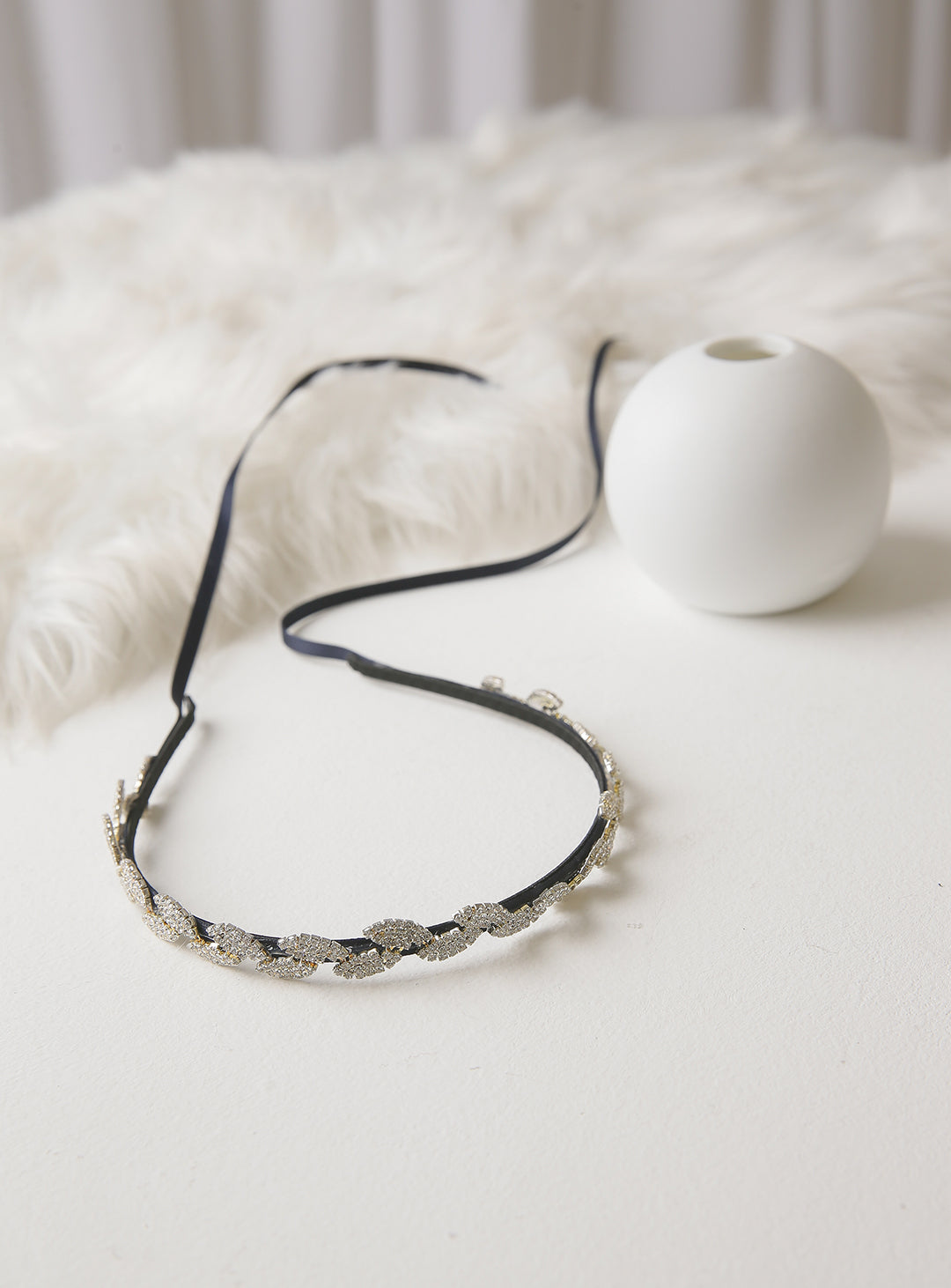 リーフ型キュービックカチューシャ