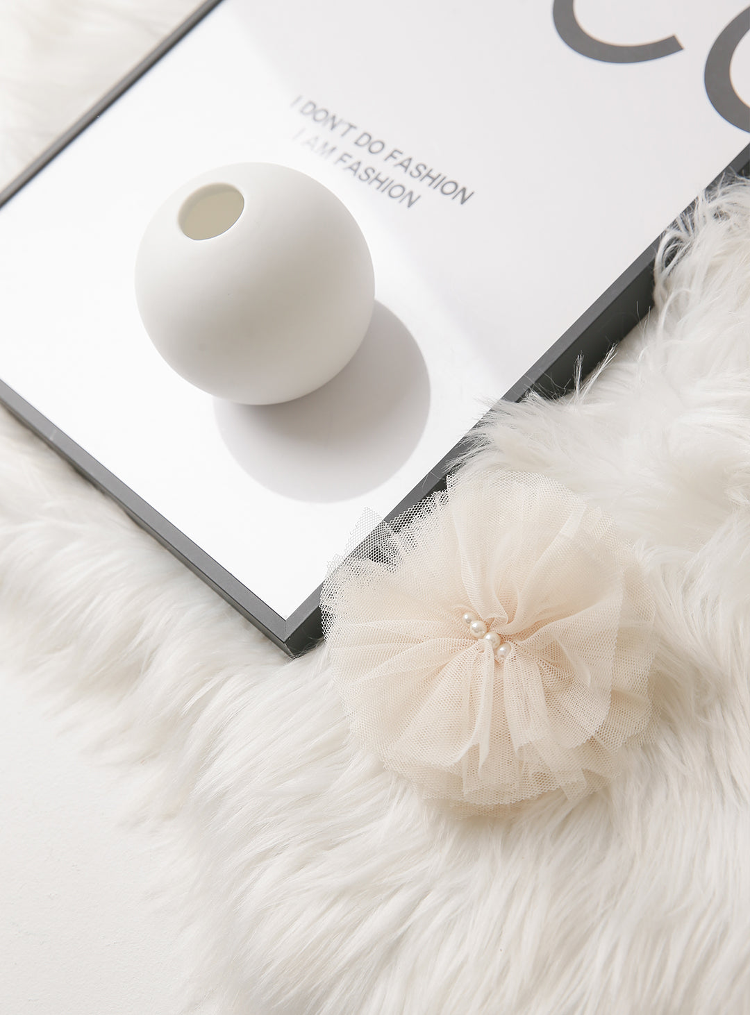 ビックフラワーヘアピンA