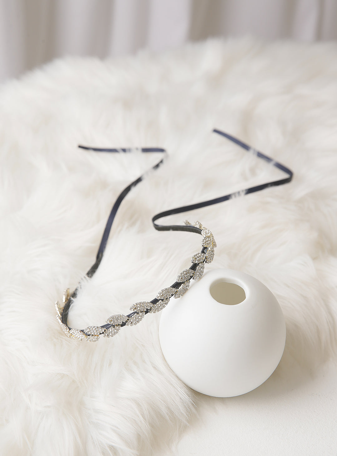 リーフ型キュービックカチューシャ