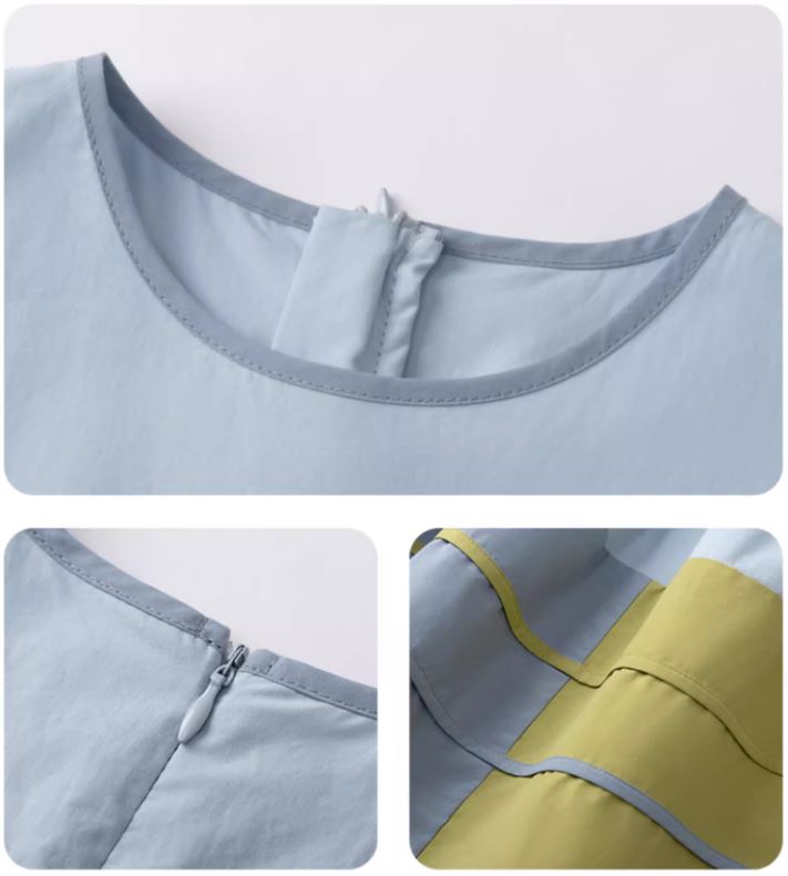 K240531004 - アースカラーノースリーブワンピース