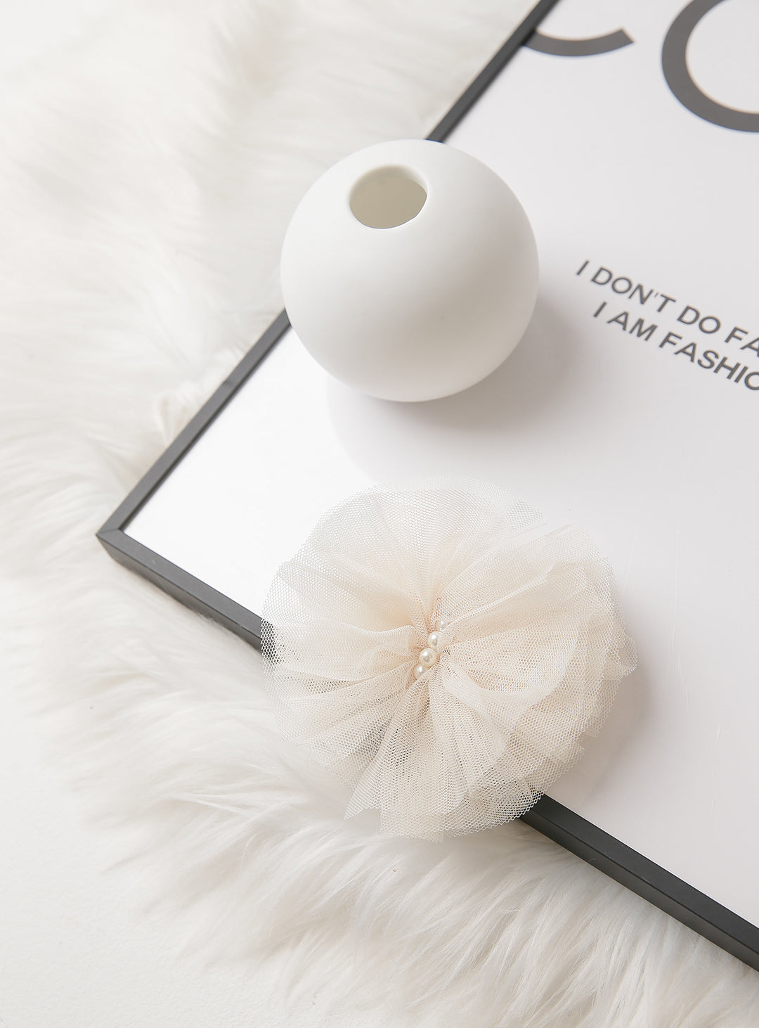 ビックフラワーヘアピンA