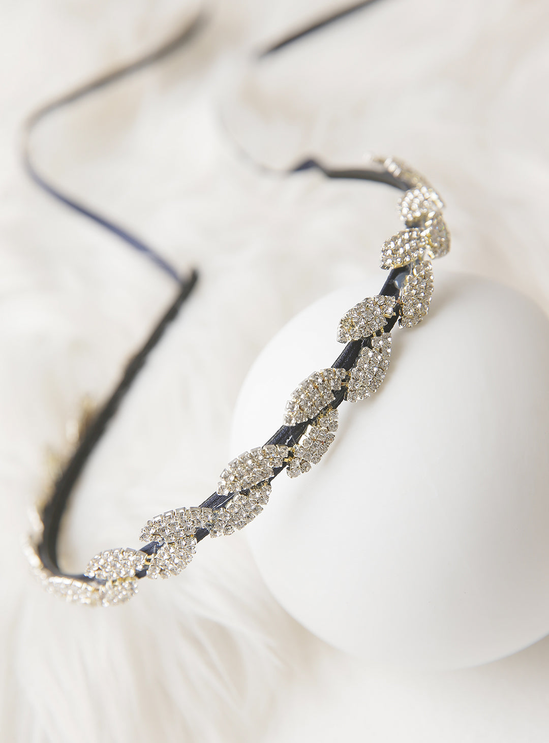 リーフ型キュービックカチューシャ