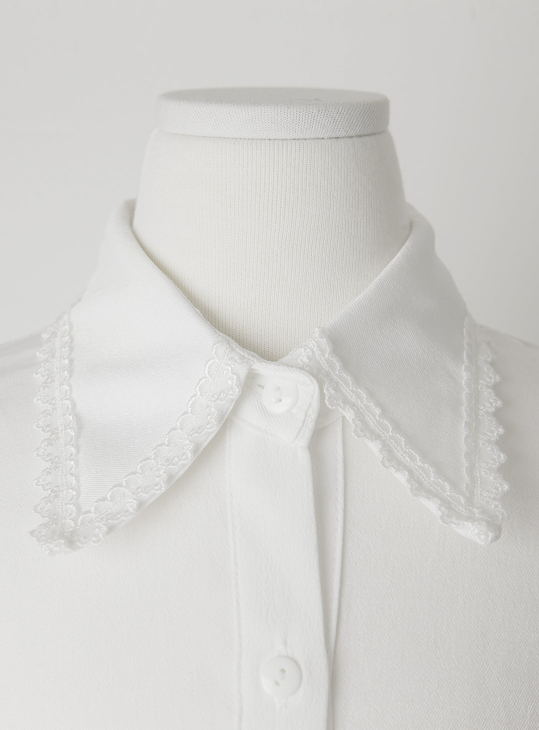 レースカラーブラウス