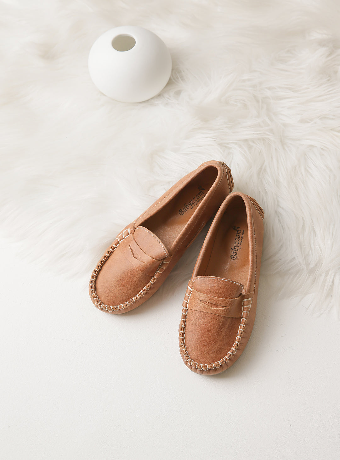 Moccasin Leather Shoes (13cm-22cm)