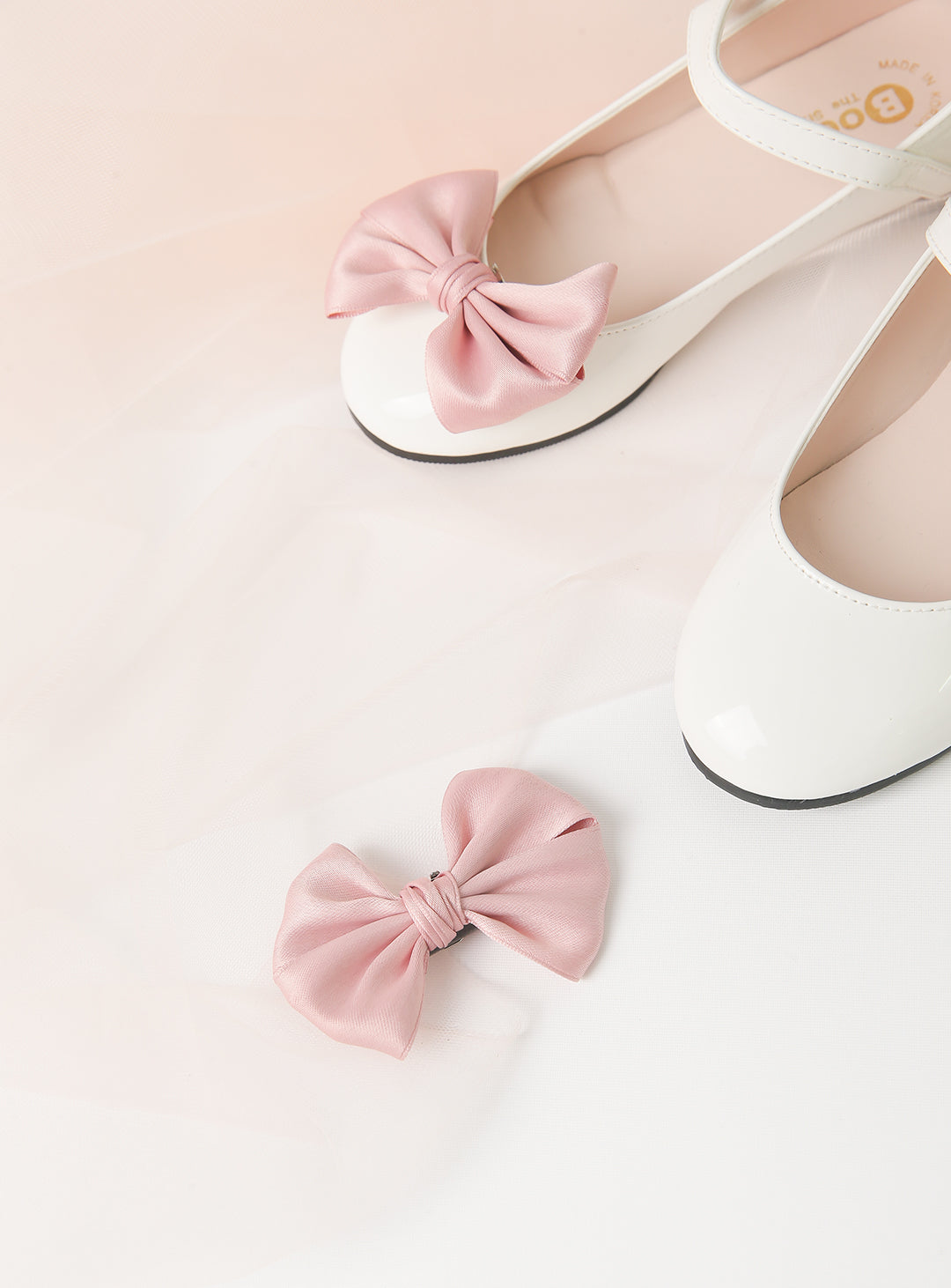 Pink Ribbon Alice Enamel Shoes (12cm-23cm)