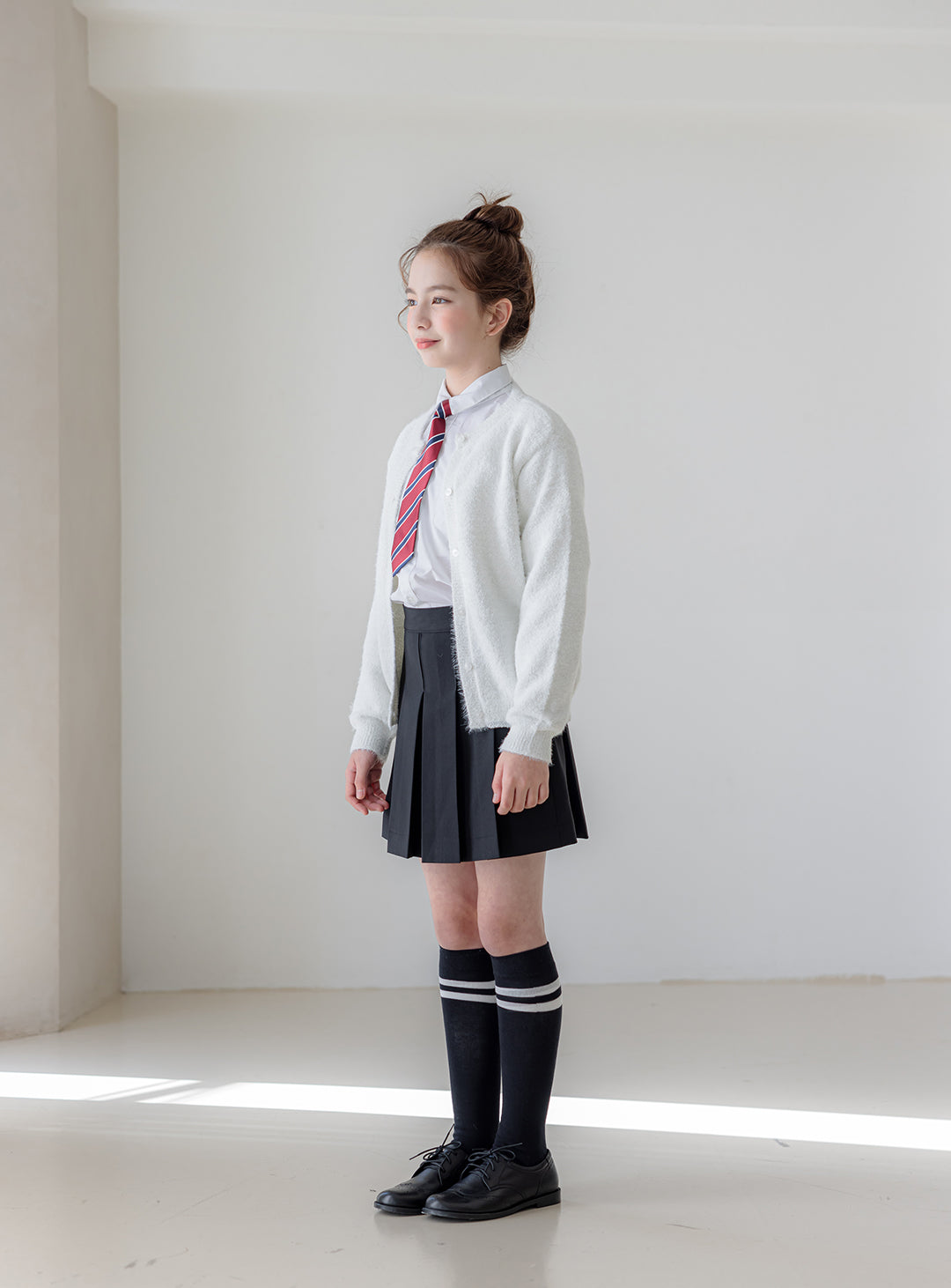 【renoma KIDS】基本款羽紗象牙色開襟衫