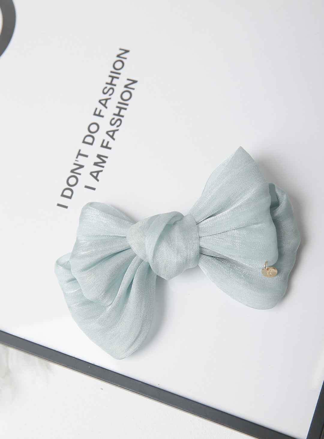 エアリーパールシフォンリボンヘアピン