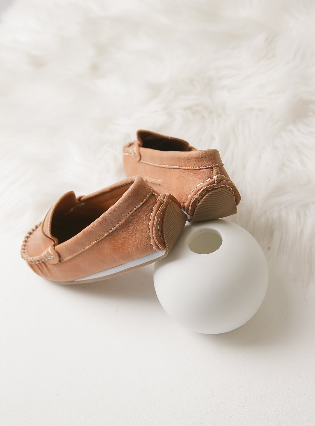 Moccasin Leather Shoes (13cm-22cm)