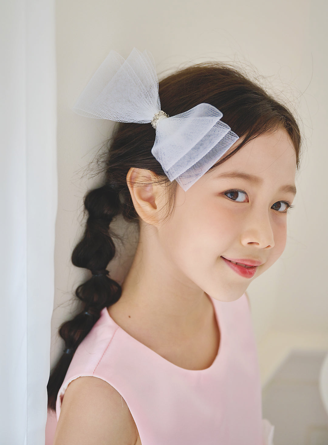 子供ドレス発表会・結婚式・おしゃれなDRESCCOのD-SU-57-2-ピンクフラワーリーフドレスの画像14