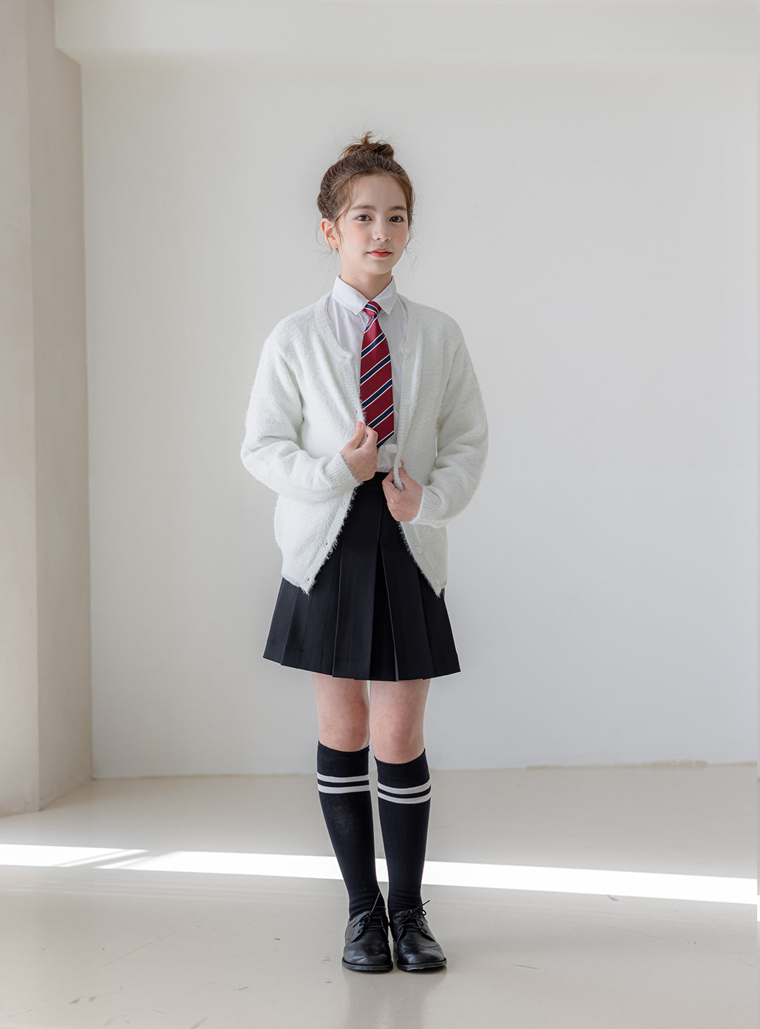 【renoma KIDS】基本款羽紗象牙色開襟衫