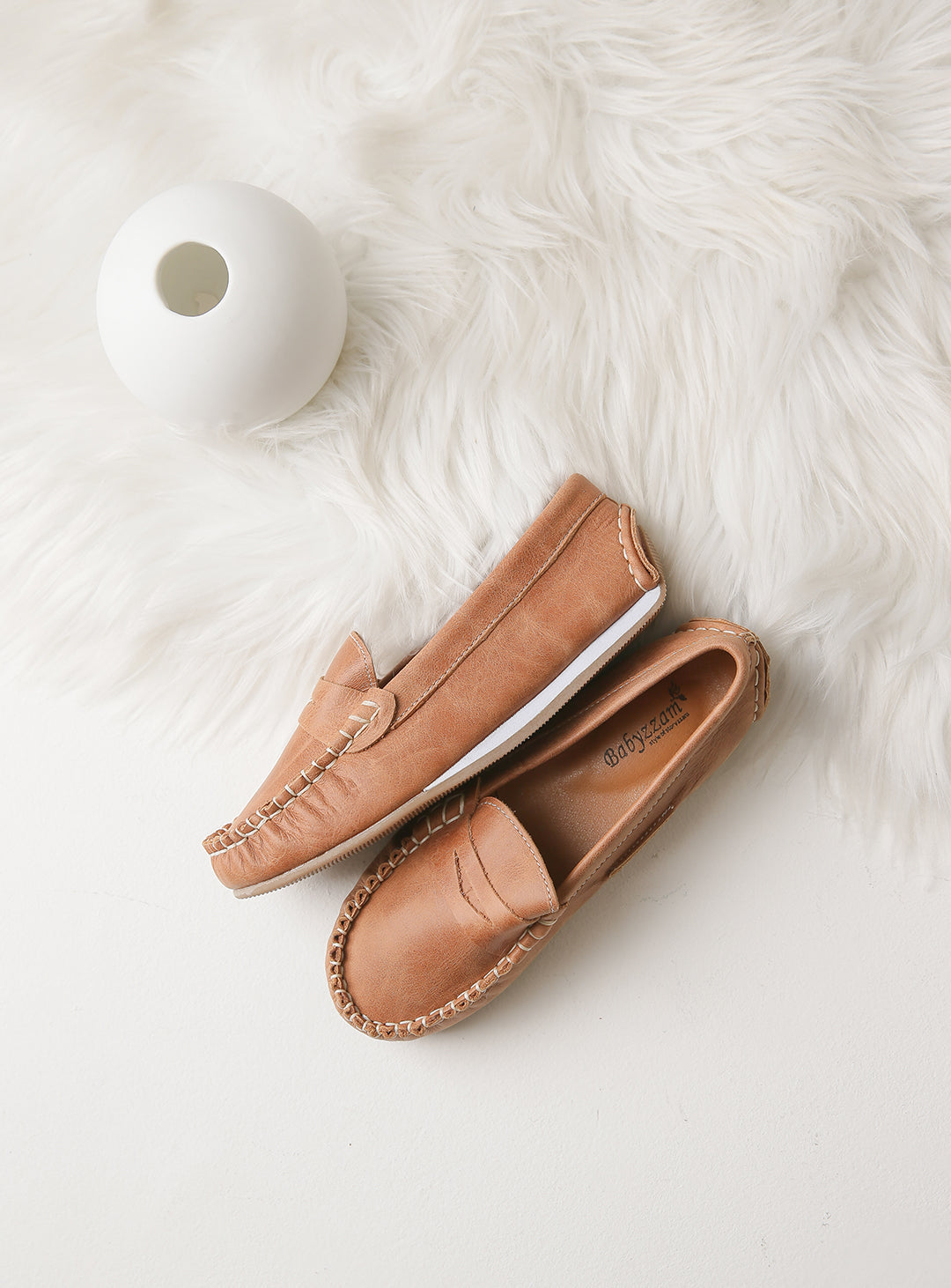 Moccasin Leather Shoes (13cm-22cm)
