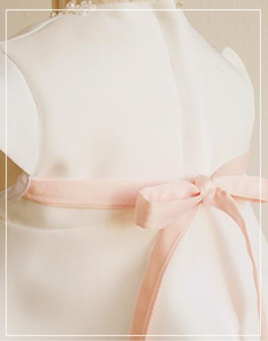 子供ドレス発表会・結婚式・おしゃれなDRESCCOのベビードレスピンクピーチの画像8