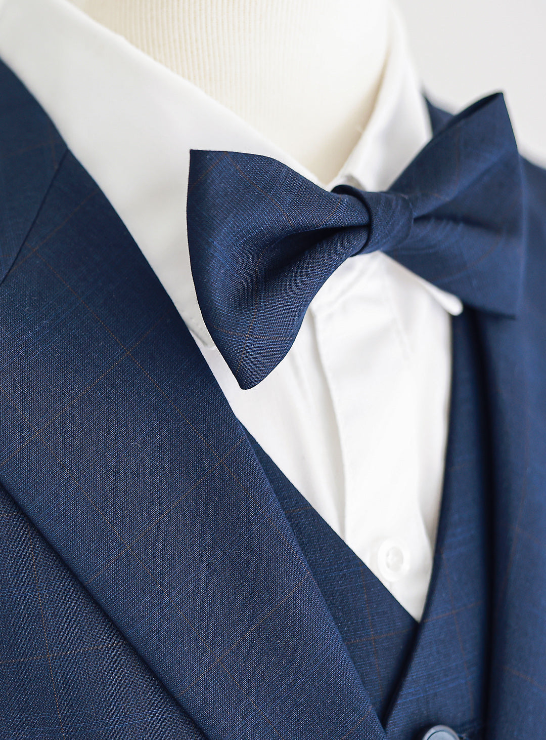 ボーイスーツ・子供スーツ・フォーマルスーツDRESCCOのネイビーシャドーチェック シングルブレスト2ピースセットの画像18