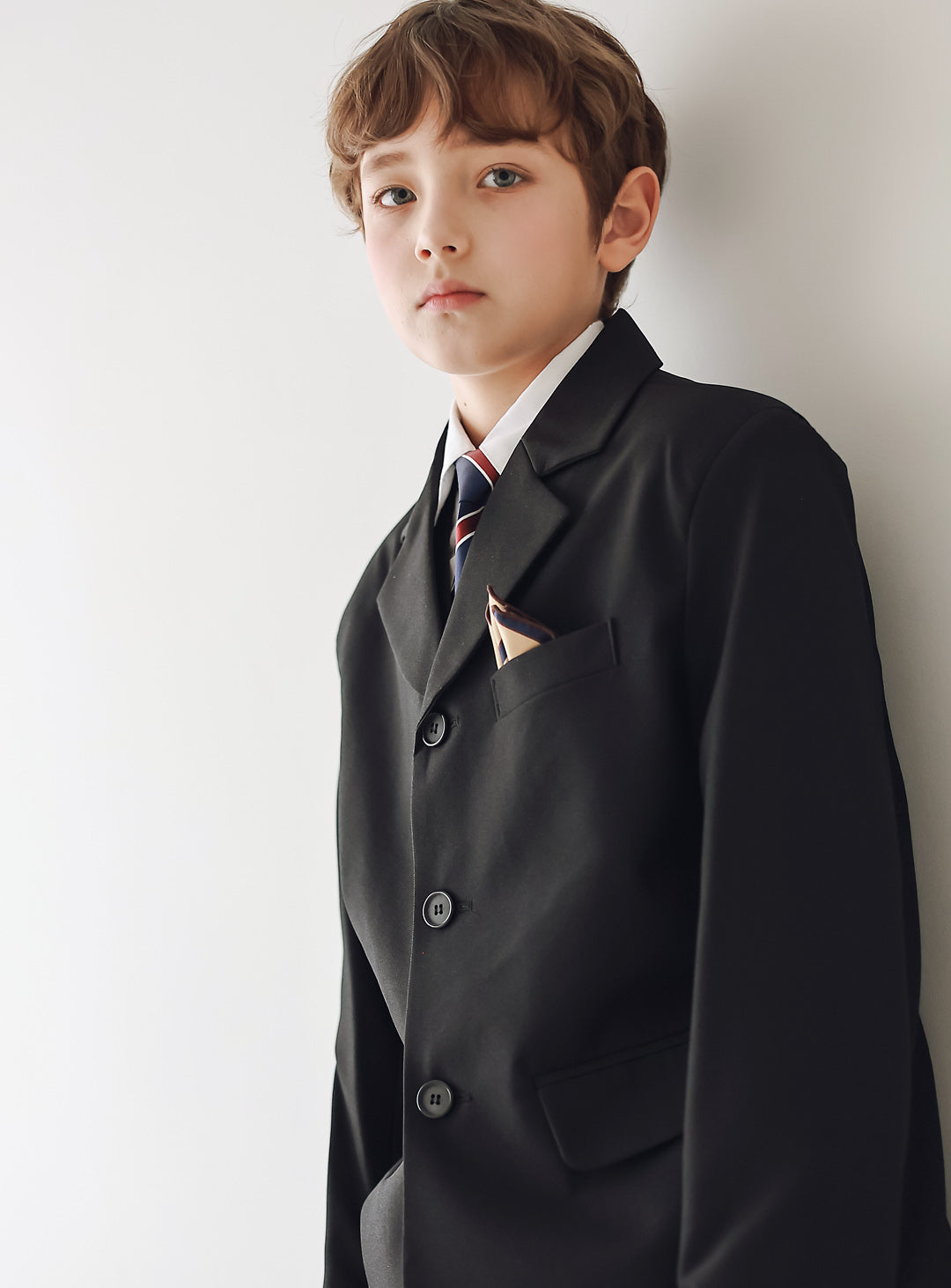 Harry Black 三扣單排扣長褲套裝(外套、馬甲、長褲)