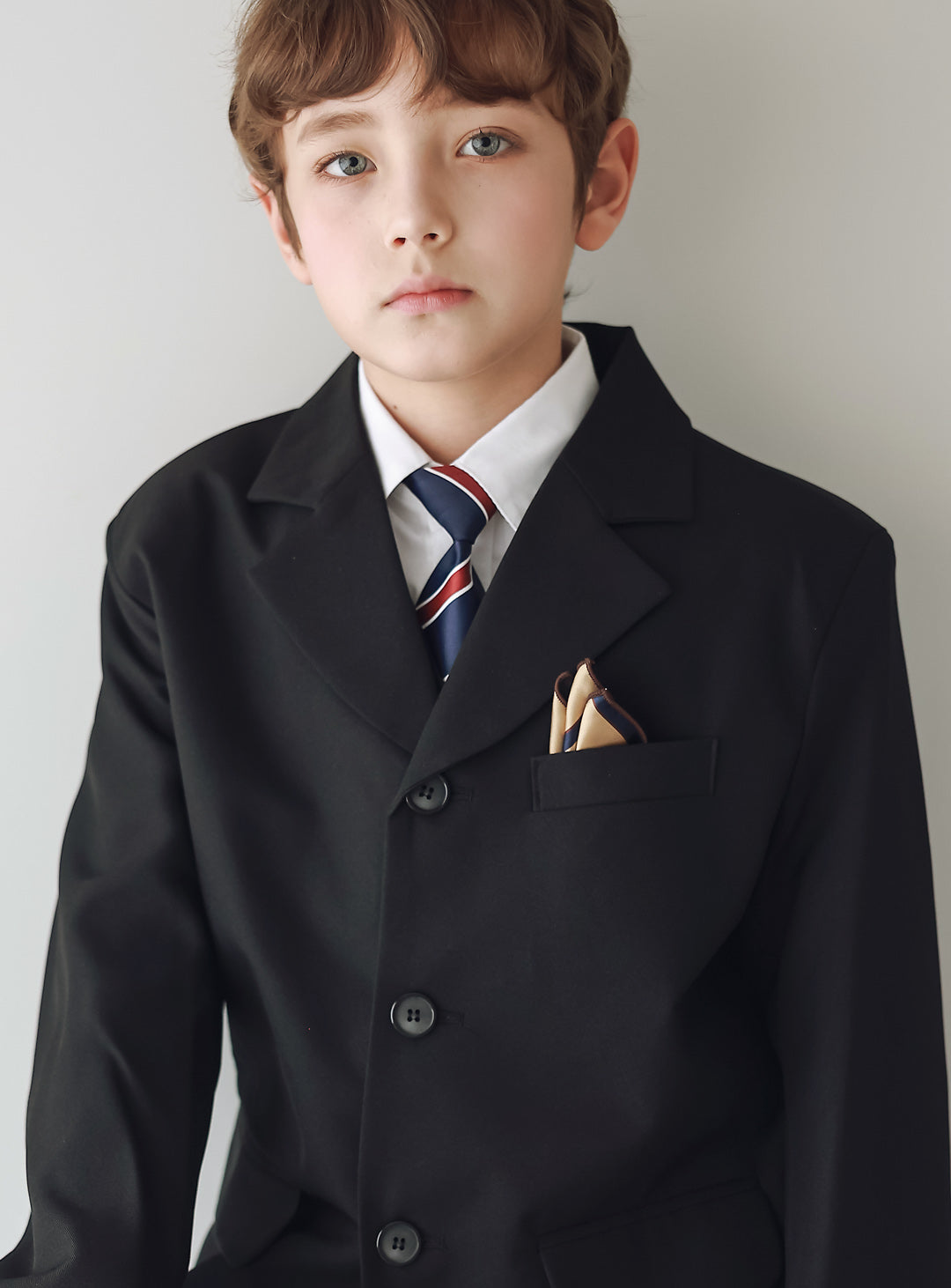 Harry Black 三扣單排扣長褲套裝(外套、馬甲、長褲)