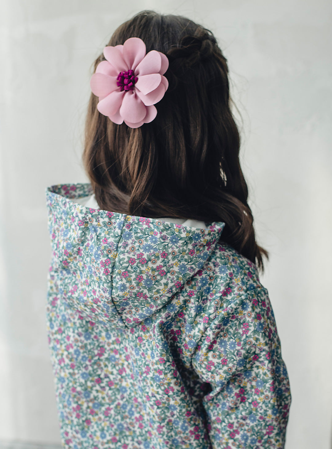 小花柄フーディセットアップ