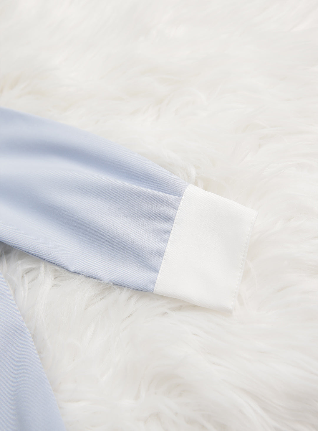 ブルーグレープリーツシャツワンピース