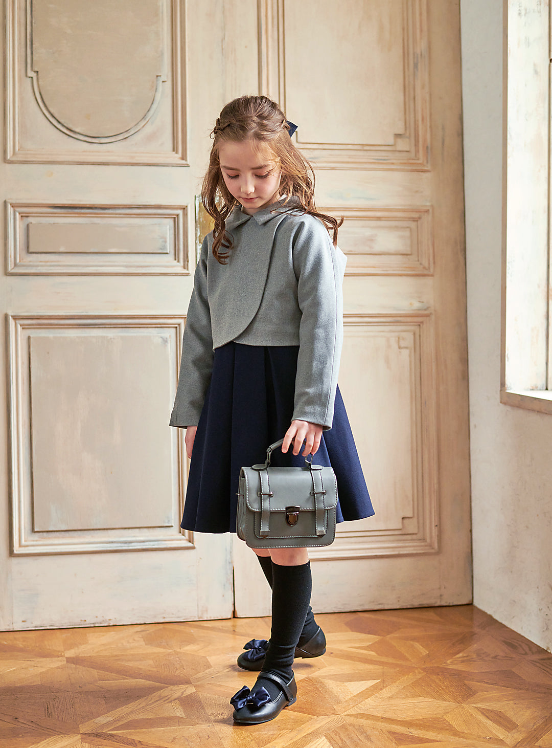 K8105 - クロップド丈テーラードジャケット