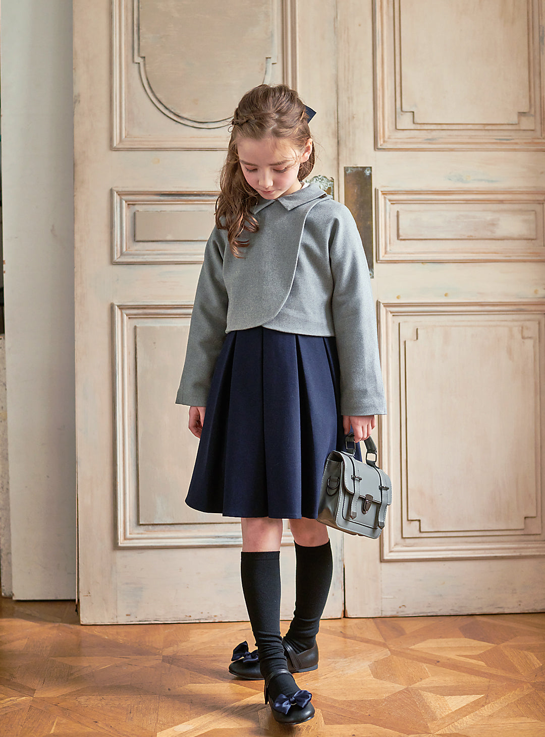 K8105 - クロップド丈テーラードジャケット