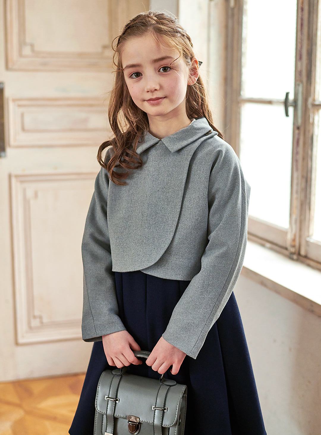 K8105 - クロップド丈テーラードジャケット