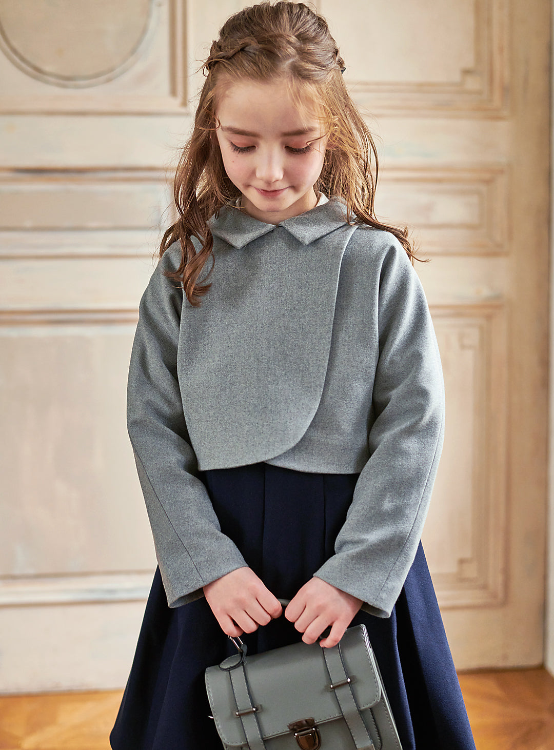 K8105 - クロップド丈テーラードジャケット