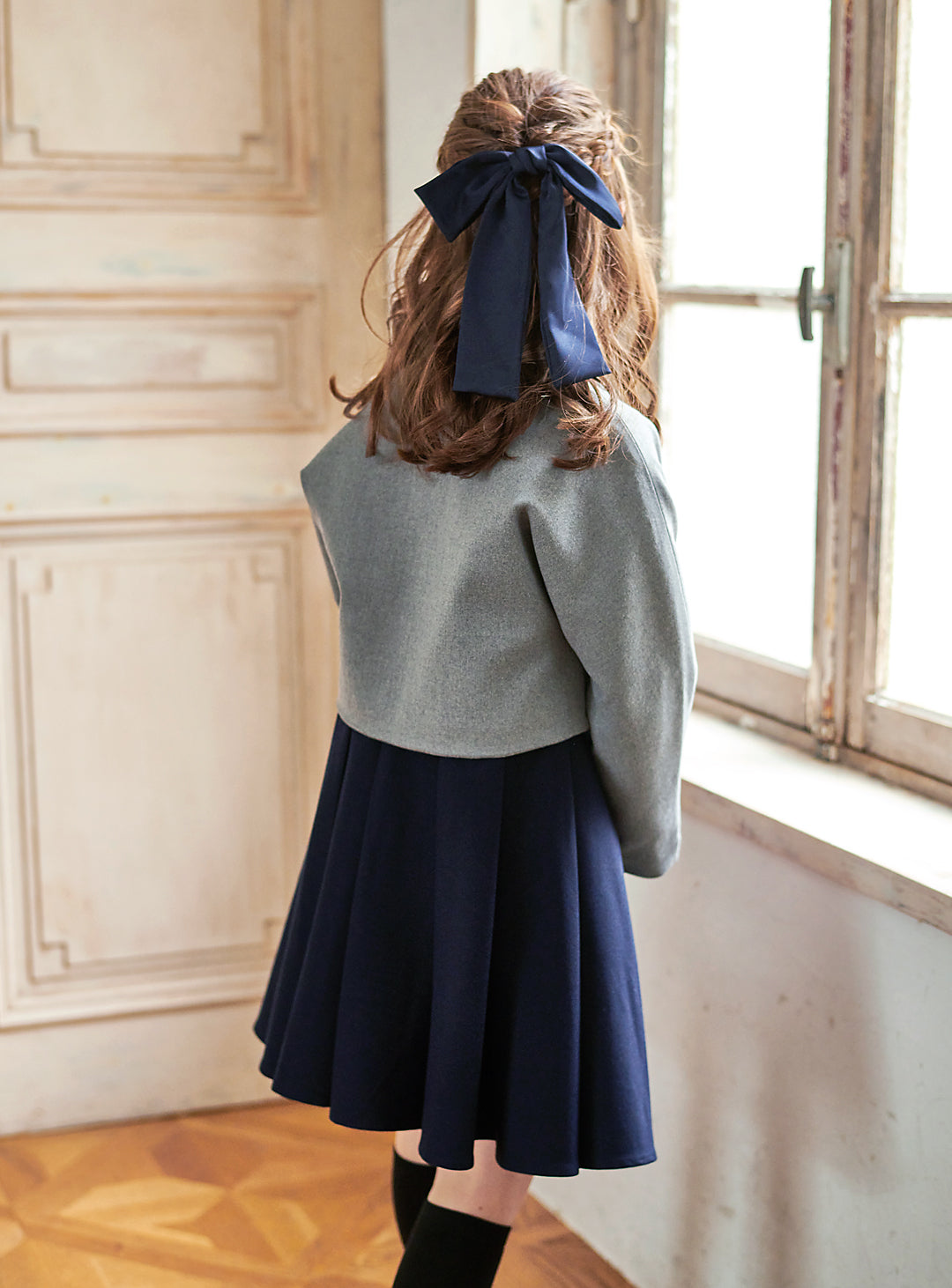 K8105 - クロップド丈テーラードジャケット