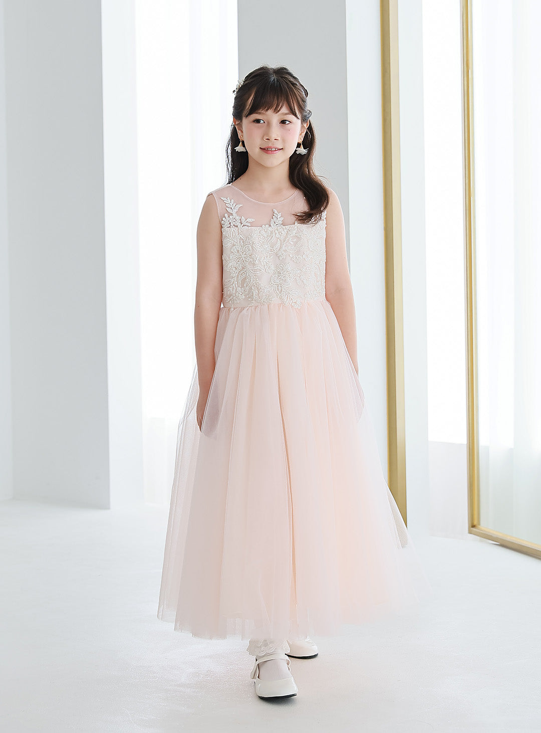 knee length dresses for ladies Children's Dresses|Children's Dresses for Baby Pink Luxury See-through Long  Dresses