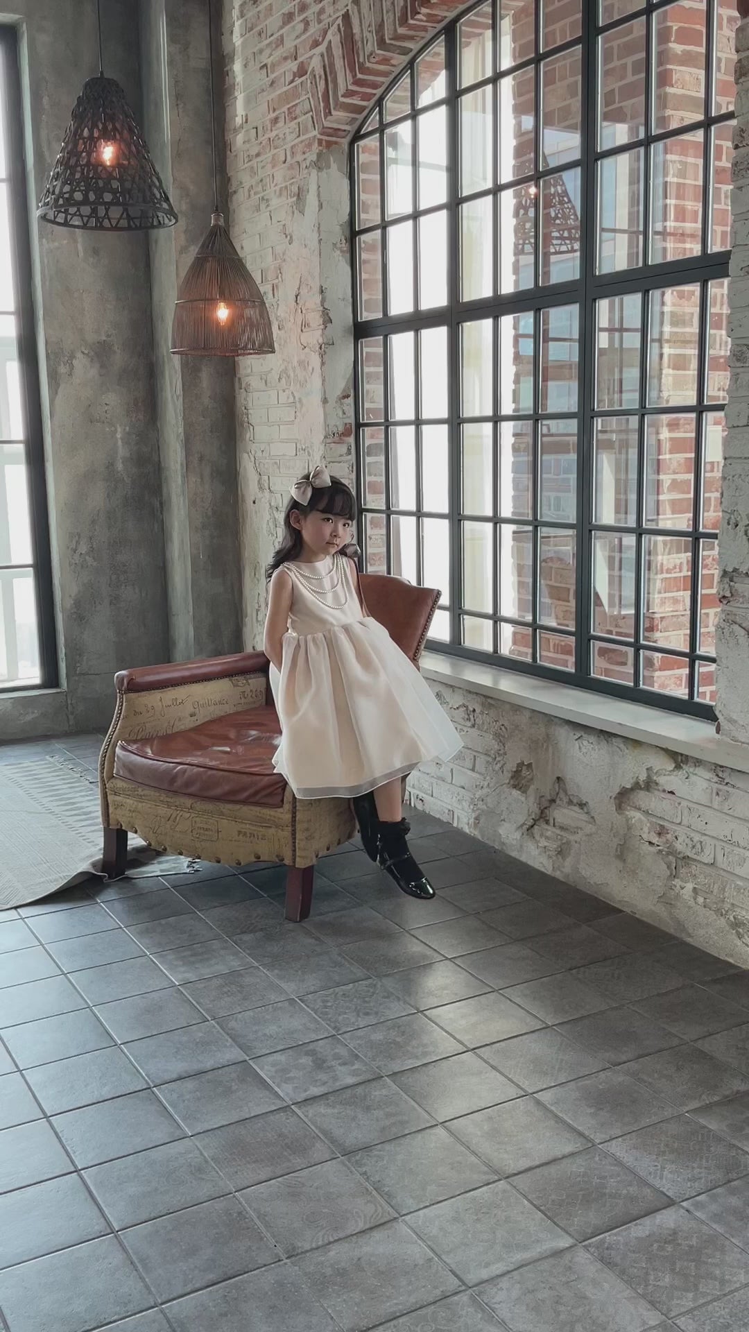 子供ドレス発表会・結婚式・おしゃれなDRESCCOのヘラゴールドピンクドレスの画像14