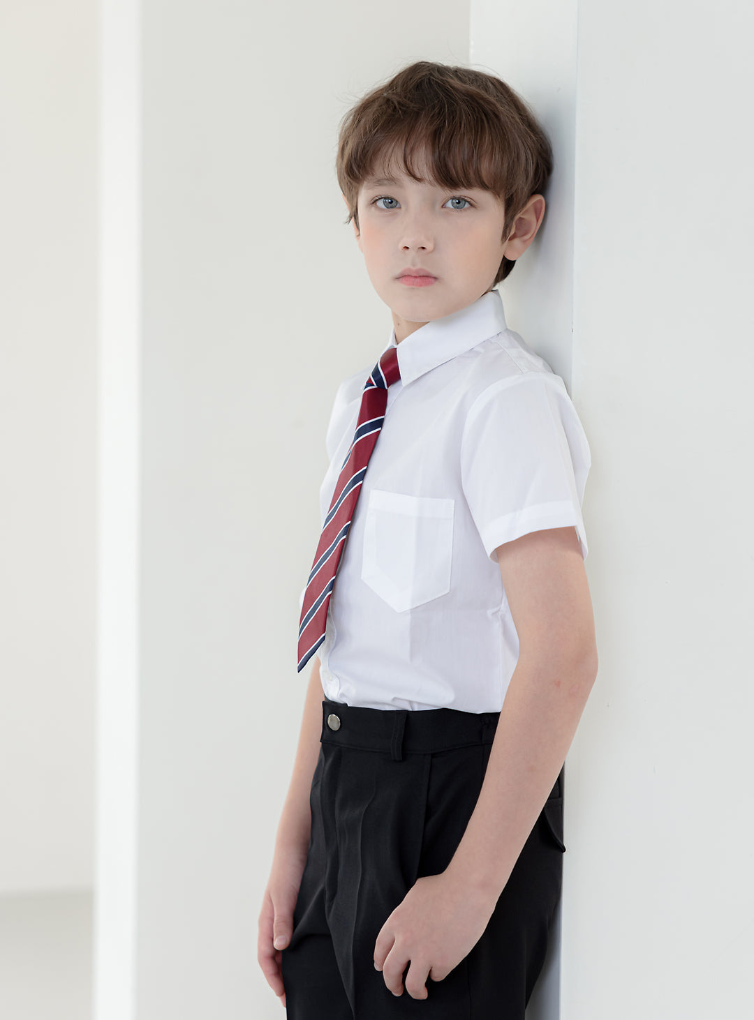 獅子座黑色雙排扣長褲組3件組(外套、背心、長褲)