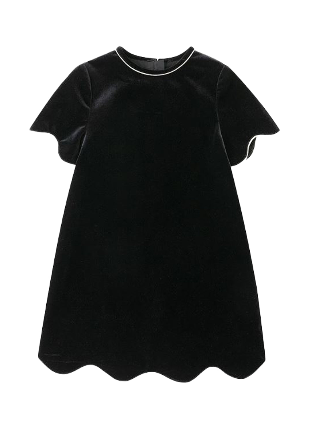 ベルベットフローラルシルエットワンピース