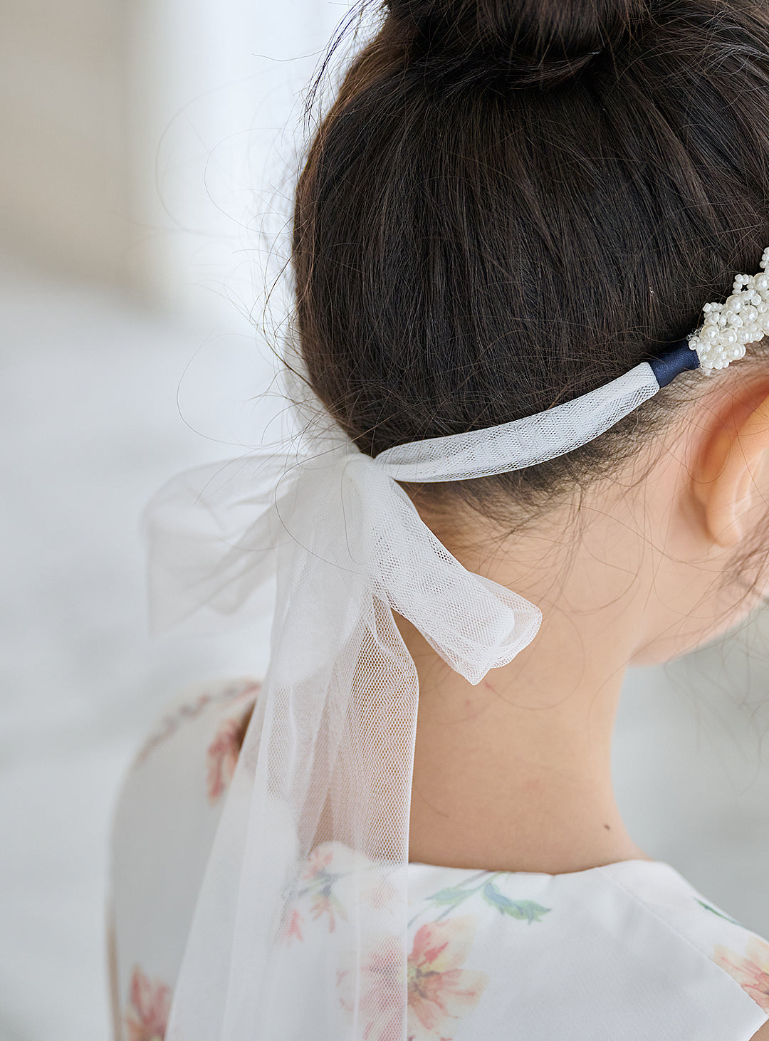 子供ドレス発表会・結婚式・おしゃれなDRESCCOのD-SU-211-2-オレンジフラワープリントオーガンジードレスの画像16
