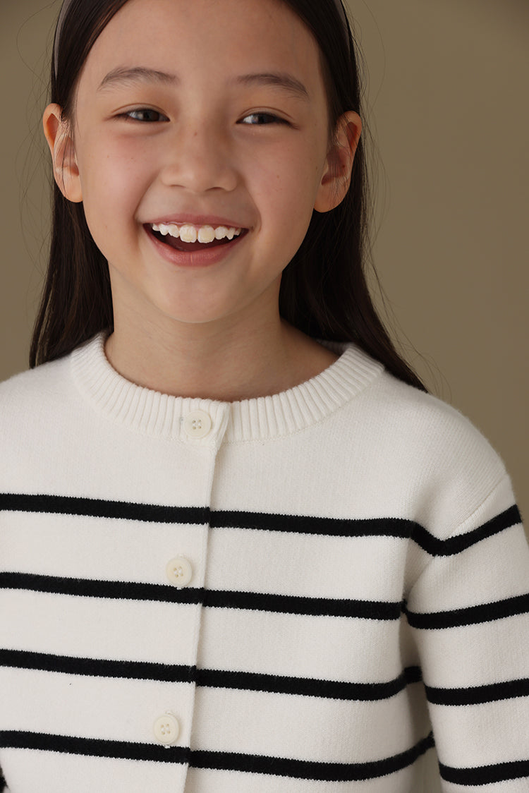子どもおしゃれ着・スマートカジュアル COCO MODERNのK338 - ストライプカーディガンの画像(10)