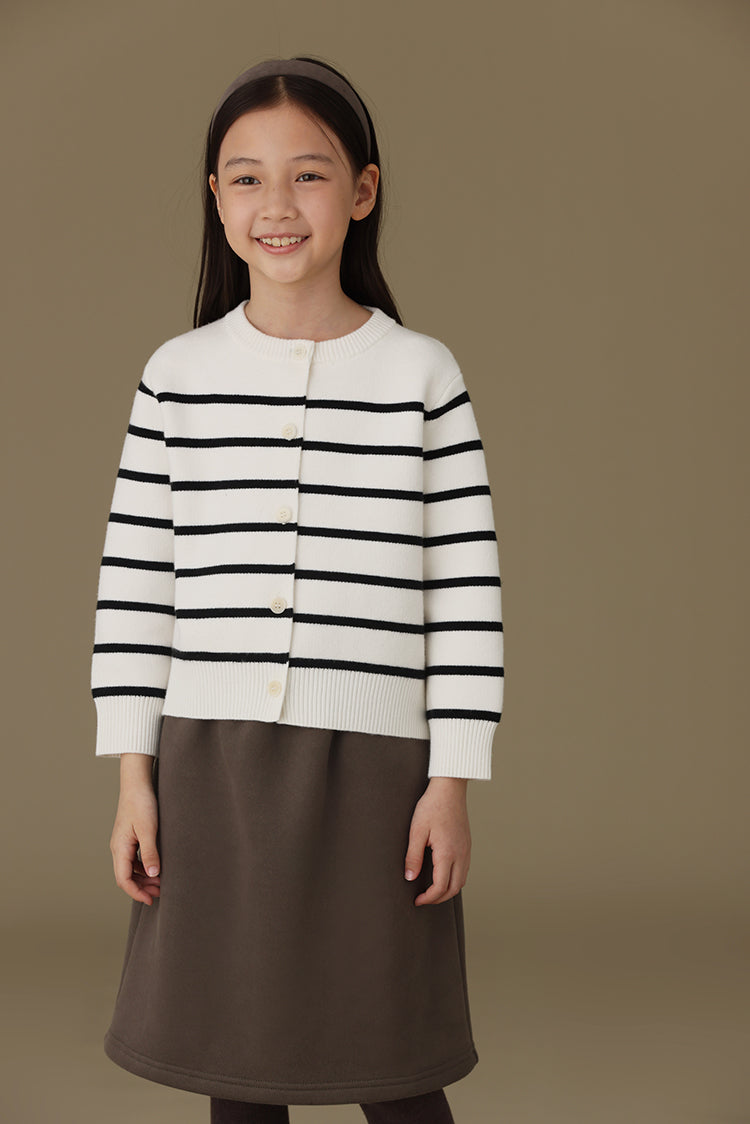 子どもおしゃれ着・スマートカジュアル COCO MODERNのK338 - ストライプカーディガンの画像(4)
