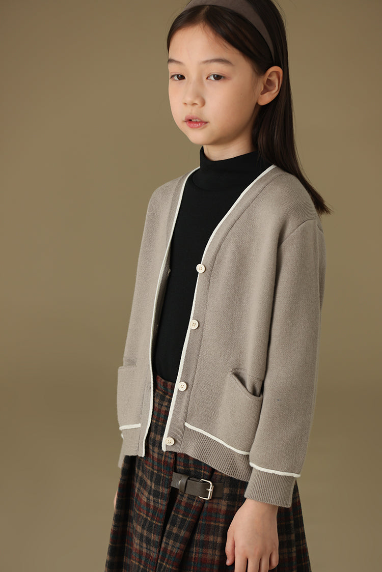 子どもおしゃれ着・スマートカジュアル COCO MODERNのK230 - Vネックニットカーディガンの画像(11)